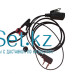 RED Наушники (гарнитура) для рации Baofeng, Kenwood